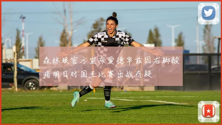 森林狼官方宣布爱德华兹因右脚酸痛明日对国王比赛出战存疑